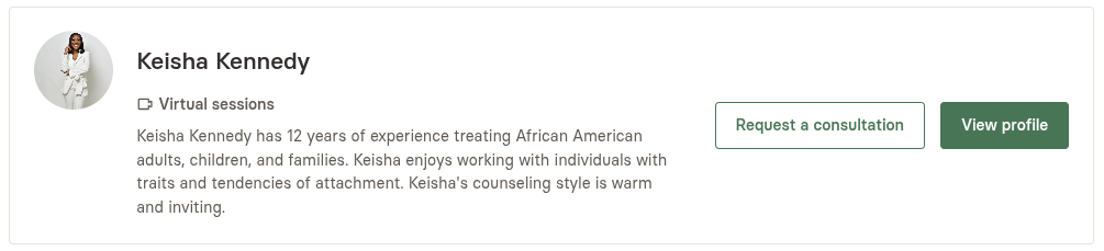 Alma provider results